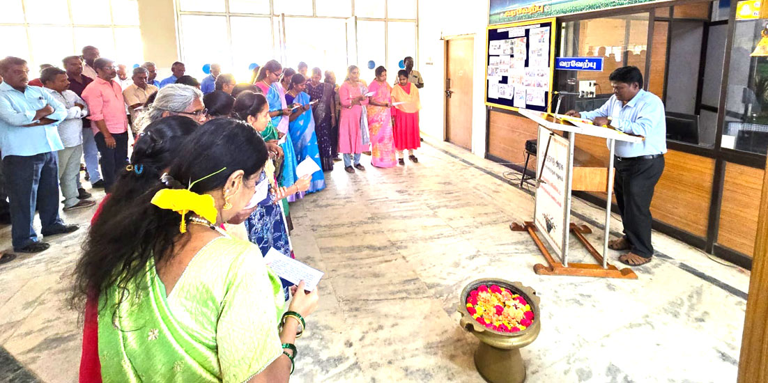 திண்டுக்கல் அரசு போக்குவரத்துக்கழக அலுவலகத்தில்