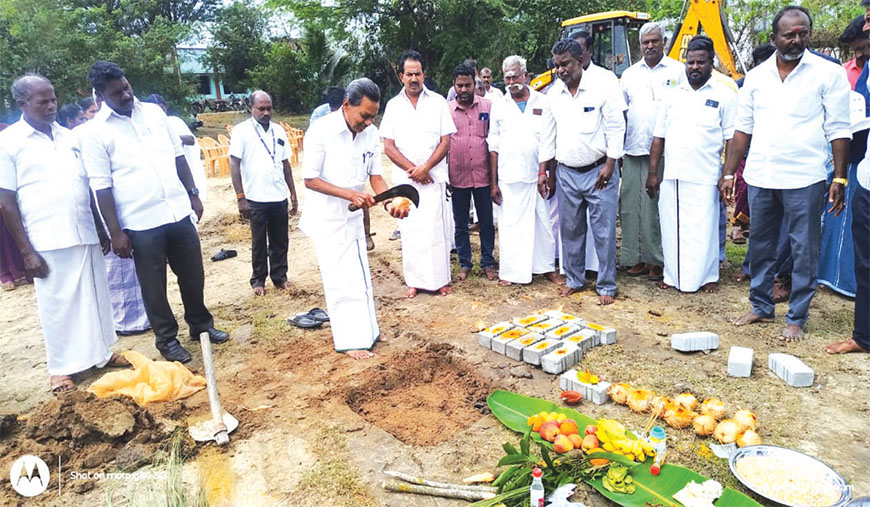 ஆரம்ப சுகாதார நிலையத்திற்கு சிபிஎம் எம்எல்ஏ அடிக்கல்