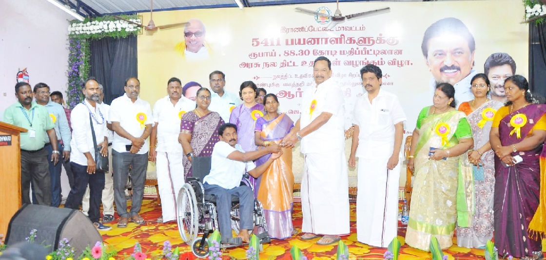 மக்களின் தேவைகளைப் பாகுபாடின்றி தொடர்ந்து நிறைவேற்றிவரும் திமுக அரசு கைத்தறித்துறை அமைச்சர் ஆர். காந்தி பெருமிதம்