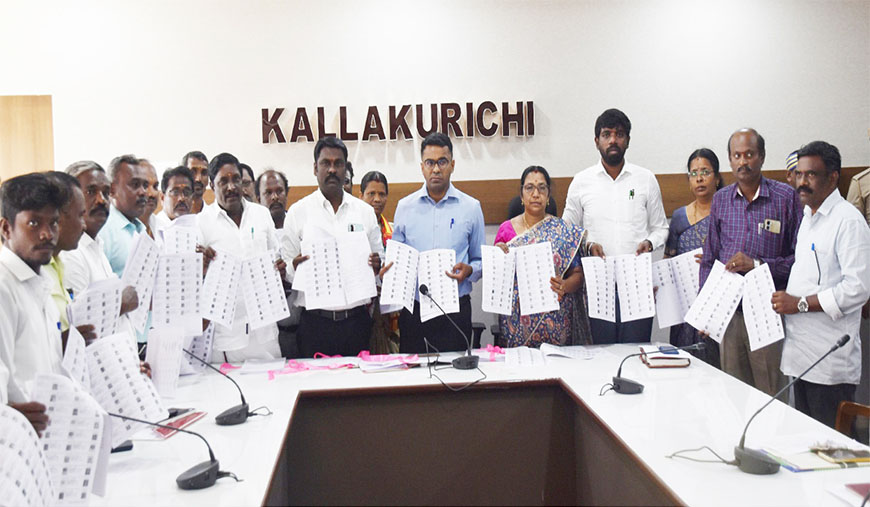 கள்ளக்குறிச்சி மாவட்டத்தில் 2,78,762 வாக்காளர்கள்
