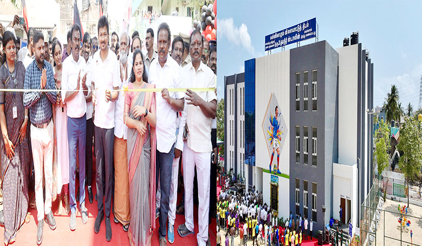 கன்னிகாபுரம் விளையாட்டுத்திடல் திறப்பு