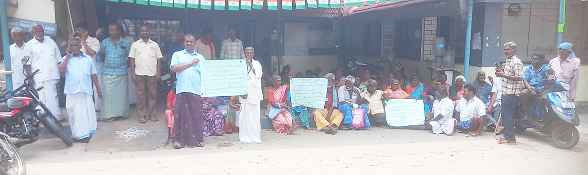 மாற்றுத்திறனாளி விவசாயிக்கு நீர் மறுப்பு
