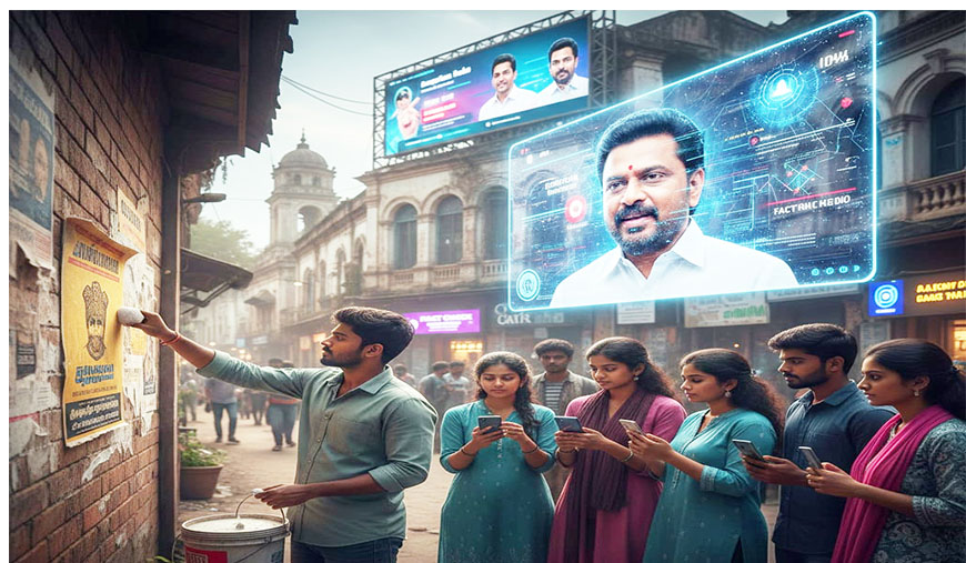 சுவரொட்டிகள் முதல் ஏஐ வரை...