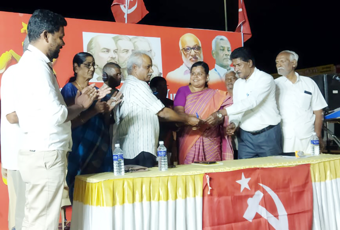சிபிஎம் கோவை, மதுக்கரை ஒன்றியக்குழு சார்பில் நடைபெற்ற தேர்தல்