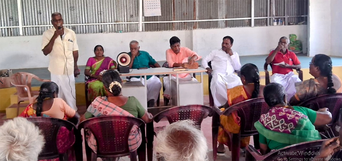 காங்கேயத்தில் செவ்வாயன்று சிஐடியு கட்டுமானத்