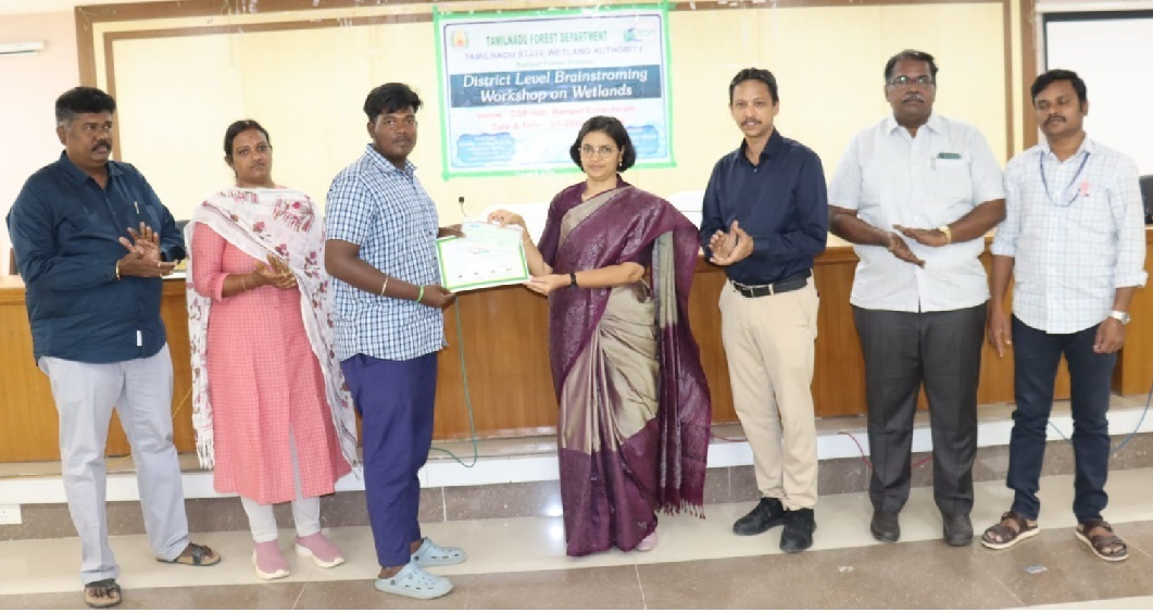 ராணிப்பேட்டையில் ஈர நிலங்கள் பாதுகாப்பு கருத்தரங்கு