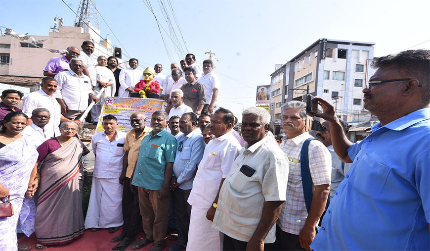 பாரிஸ்டர் ஜார்ஜ் ஜோசப் 88ஆவது நினைவு நாள் மதுரையில் சிறுபான்மை மக்கள் நலக் குழு அஞ்சலி