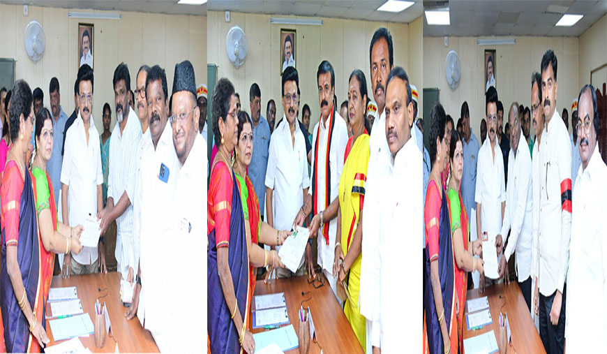 மாநிலங்களவைத் தேர்தல்: திமுக கூட்டணியில் 4 பேர் வேட்புமனு தாக்கல்!