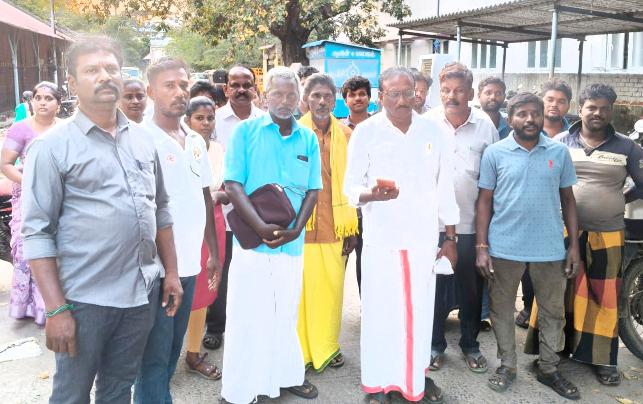 அமணம்பாக்கம் பட்டா கோரிக்கை தமிழ்நாடு விவசாயிகள் சங்கத்தின் காத்திருக்கும் போராட்டம் கைவிடப்பட்டது