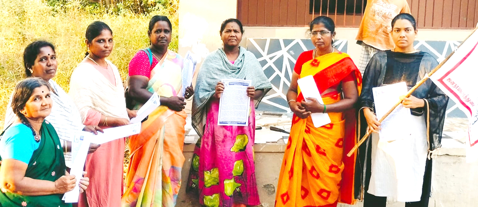 மைக்கேல்பட்டி மாணவி மரணத்தை திசை திருப்பிய சங்பரிவார் அமைப்புகளை கண்டித்து மாதர்கள் பிரச்சாரம்