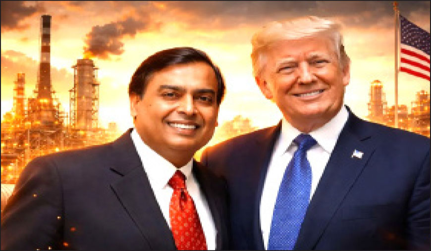 அமெரிக்காவில் அம்பானி ரூ.25.2 லட்சம் கோடி முதலீடு: எரிசக்தி ஆதிக்கத்திற்கு உதவி செய்ததாக டிரம்ப் நன்றி