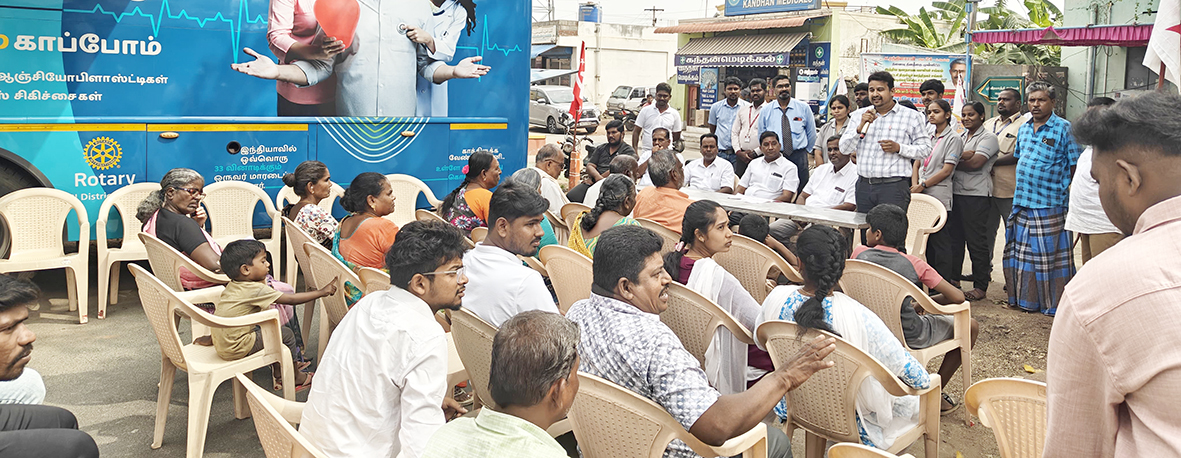 இடுவாயில் இலவச மருத்துவ முகாம்