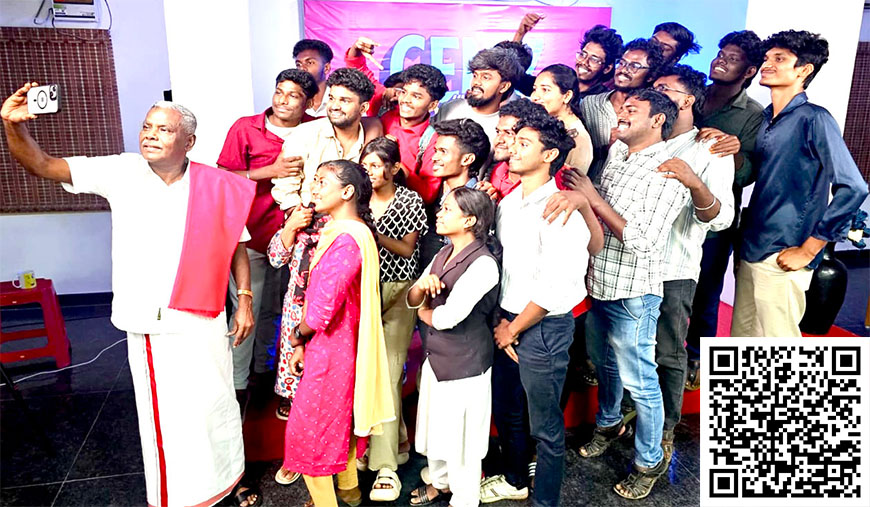 மாற்றம் என்பது சொல் அல்ல... செயல்! ‘ஜென் சி’ இளைஞர்களுடன் பெ.சண்முகம் உரையாடல்