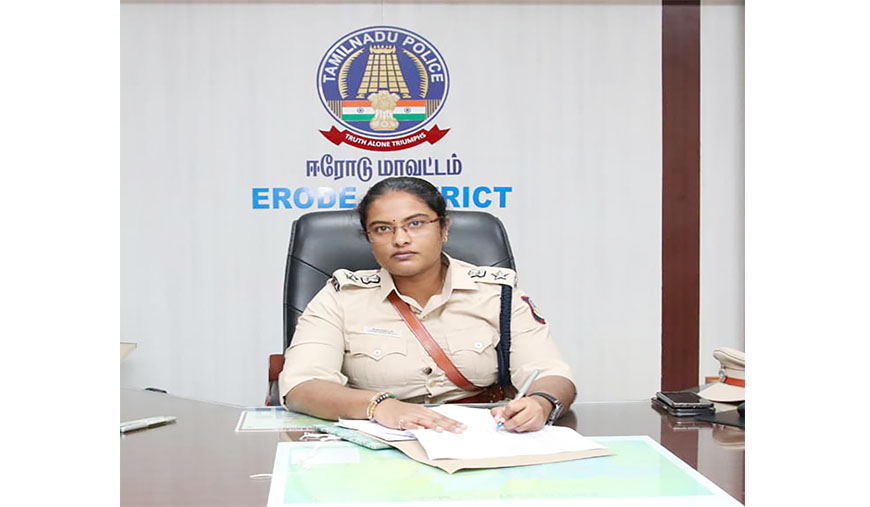 ஈரோடு, மார்ச் 17- ஈரோடு மாவட்ட காவல் கண்காணிப்பா ளராக