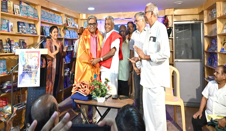 எழுத்தாளர் ச. தமிழ்ச்செல்வனுக்கு பெ. சண்முகம் வாழ்த்து