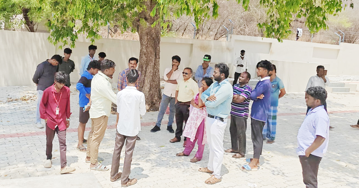 மாணவர் சங்கம் போராட்ட அறிவிப்பு எதிரொலி விடுதியில் ஆதிதிராவிட நல அலுவலர்கள் ஆய்வு