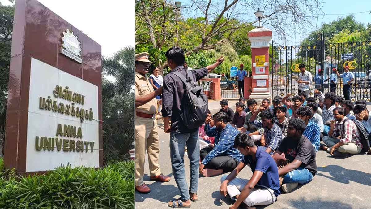 மாணவிக்கு பாலியல் தொல்லை - மாணவர் சங்க போராட்டத்தால் பேராசிரியர் சஸ்பெண்ட்!
