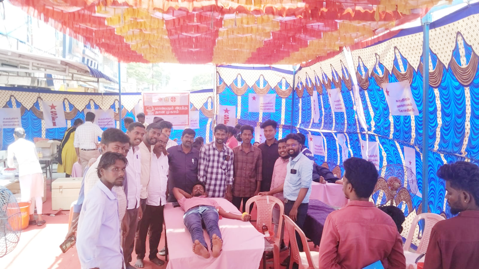 மாணவர் சங்க ரத்ததான முகாம்