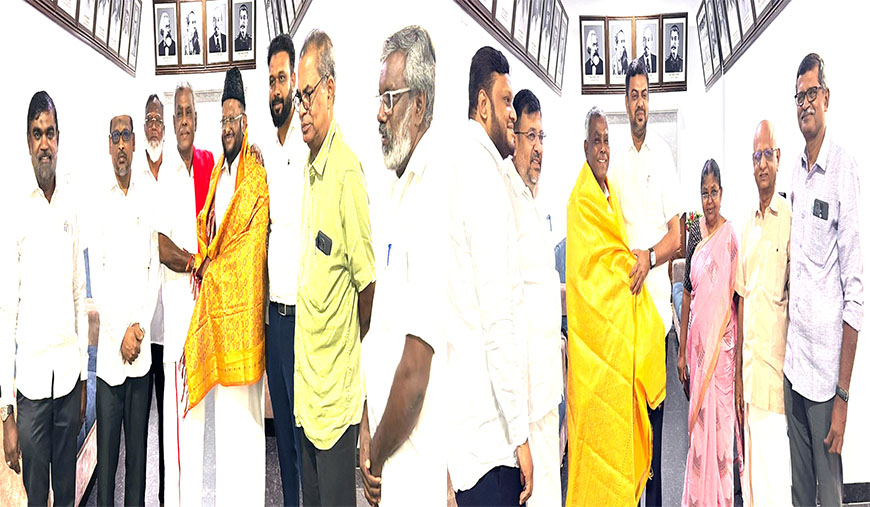 மமக, எஸ்டிபிஐ வேட்பாளர்கள் சிபிஎம் மாநிலச் செயலாளருடன் சந்திப்பு