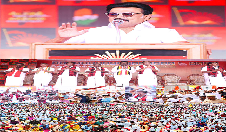 உரிமைகளை அடகு வைத்த அதிமுகவிற்கு மக்கள் முற்றுப்புள்ளி வைப்பார்கள்! தென்காசி, விருதுநகரில் முதலமைச்சர் மு.க. ஸ்டாலின் முழக்கம்