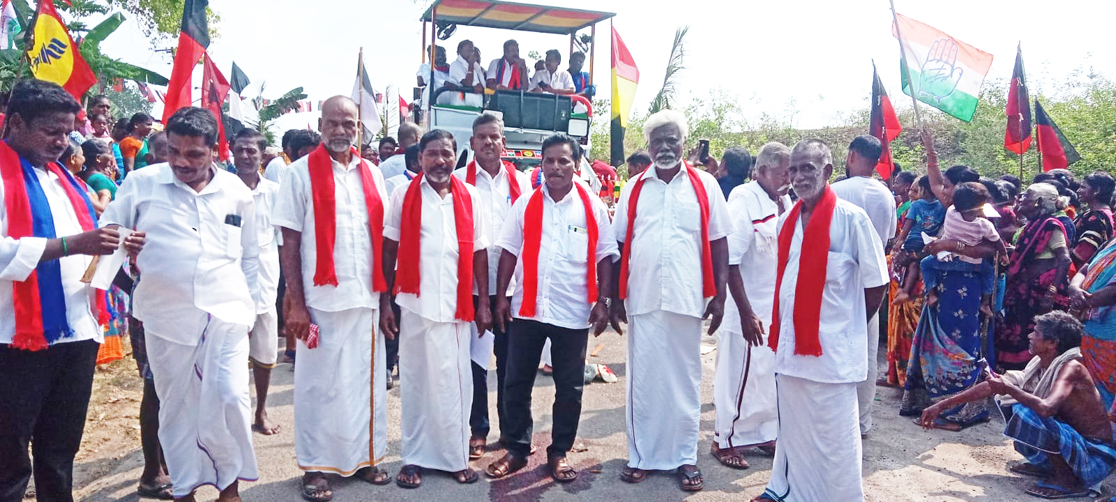 மயில்டு தேமுதிக வேட்பாளருக்கு தீவிர வாக்கு சேகரிப்பு