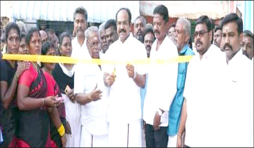 மல்லாங்கிணற்றில் தேர்தல் அலுவலகத்தை திறந்து வைத்தார் அமைச்சர் தங்கம் தென்னரசு