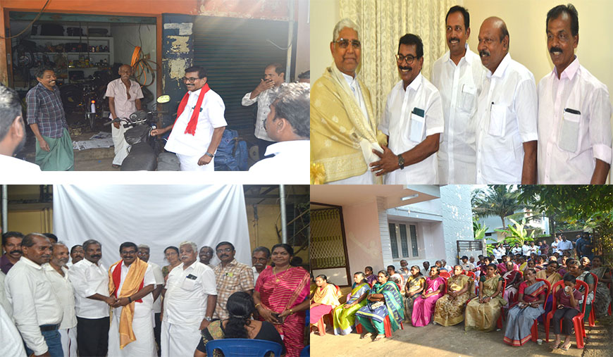பத்மநாபபுரம் சட்டமன்றத் தொகுதி சிபிஎம் வேட்பாளர் ஆர்.செல்லசுவாமி வாக்குச்சேகரிப்பு