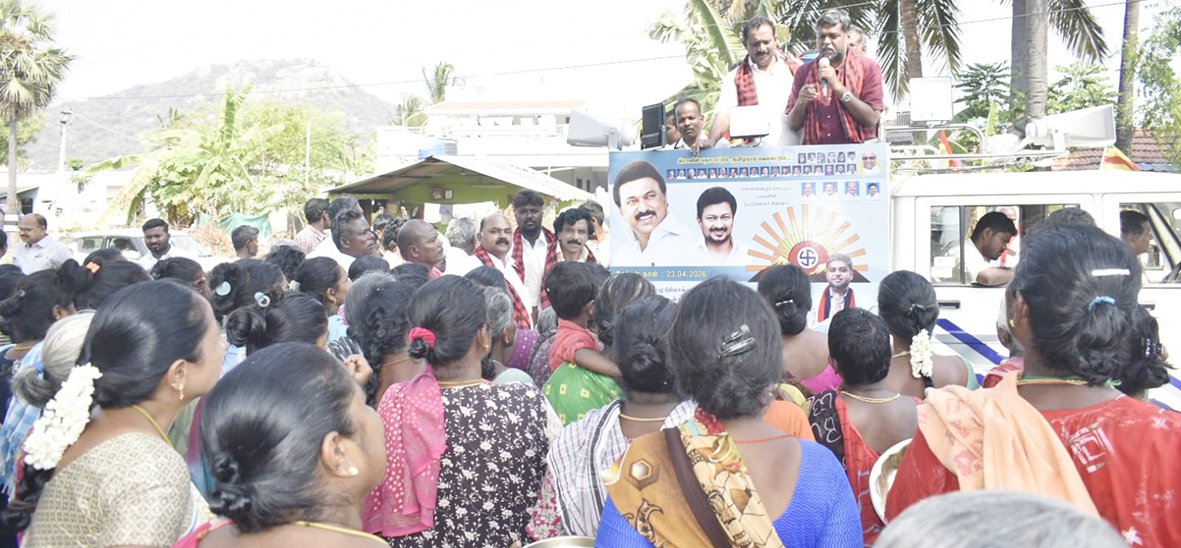 பாலக்கோட்டில் செந்தில்குமார் வாக்குசேகரிப்பு