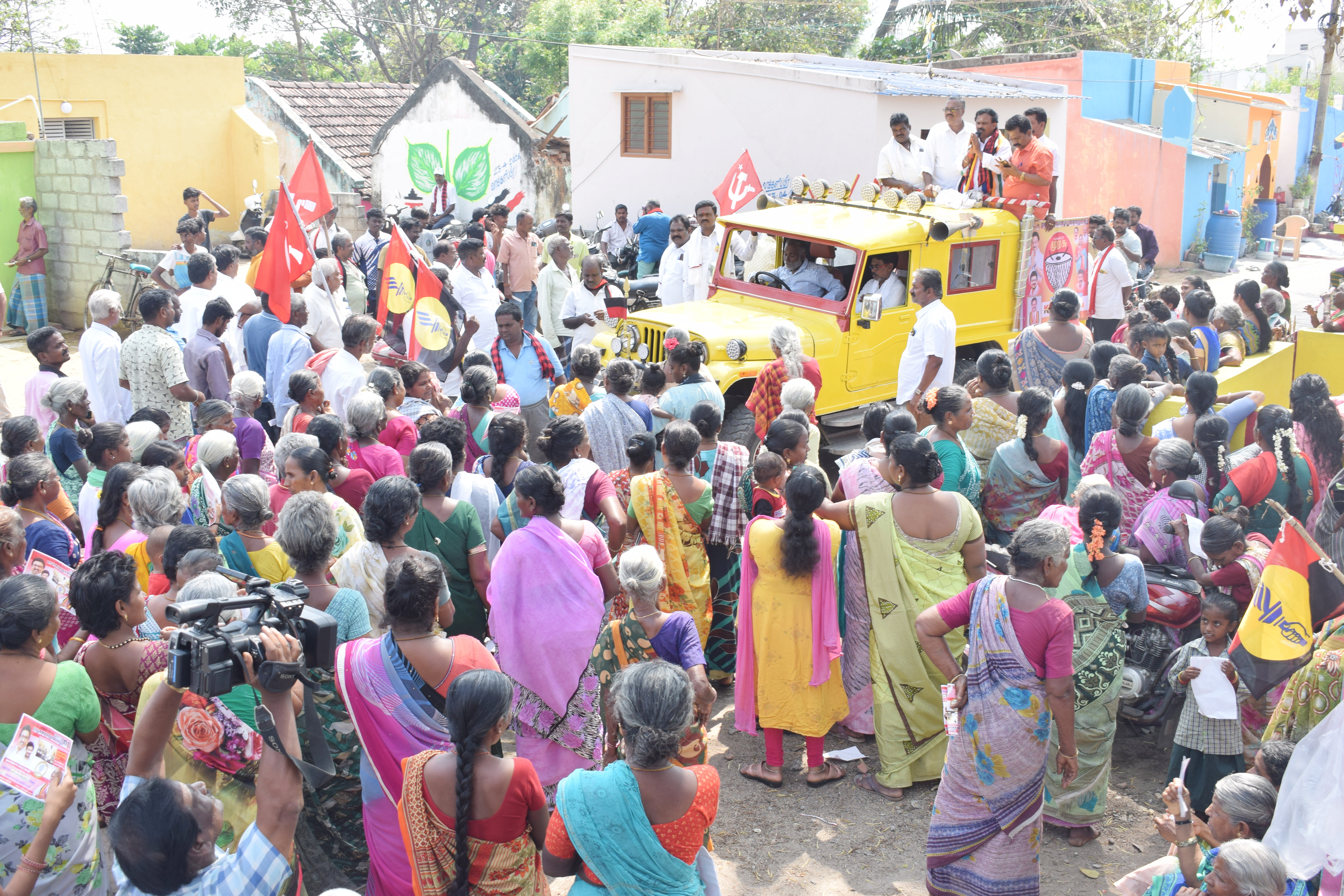 தேமுதிக வேட்பாளர் கே.பி. பிரதாப் வாக்கு சேகரிப்பு