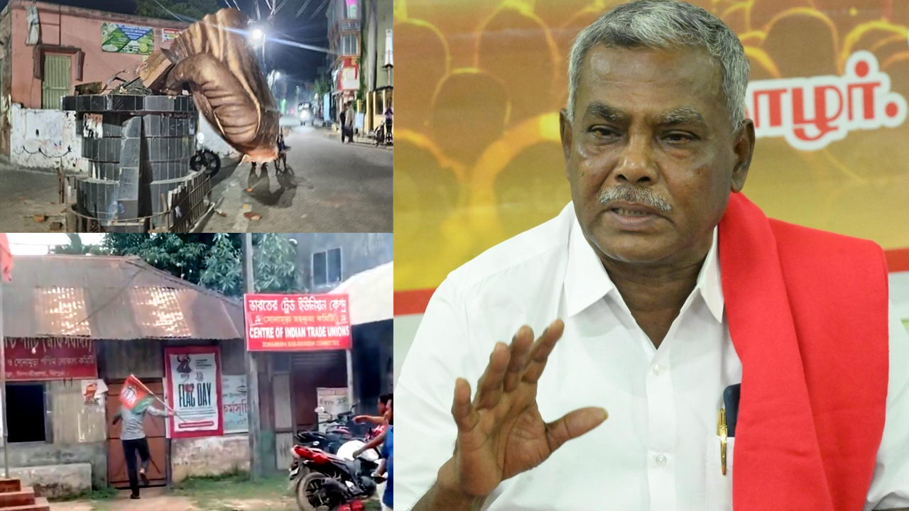 பாஜக-வின் வன்முறை வெறியாட்டம் - சிபிஎம் கண்டனம்!