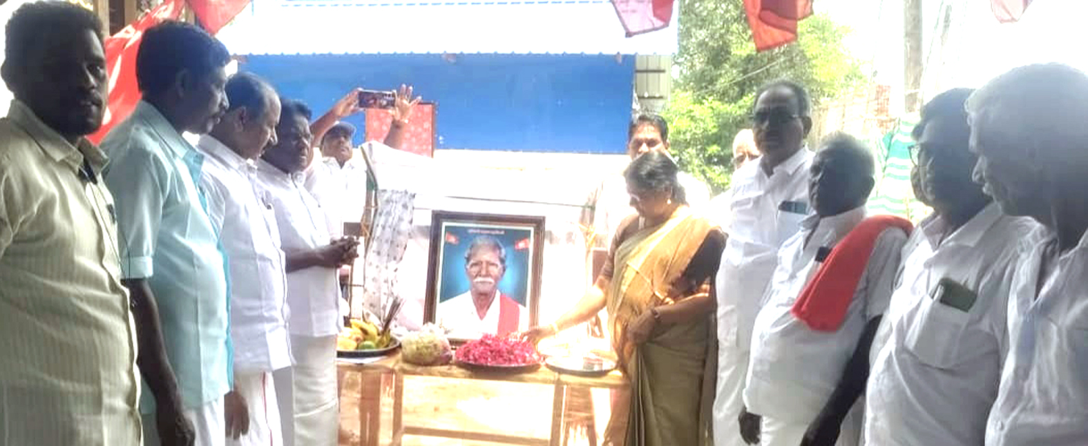 தோழர் எஸ்.கே.சிவசாமி படத்திறப்பு