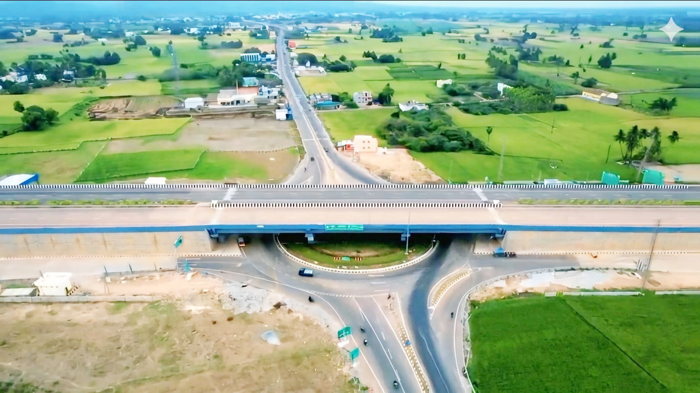 சித்தூர் - தச்சூர் 6 வழிச்சாலையில் சோதனை ஓட்டம் தொடக்கம்