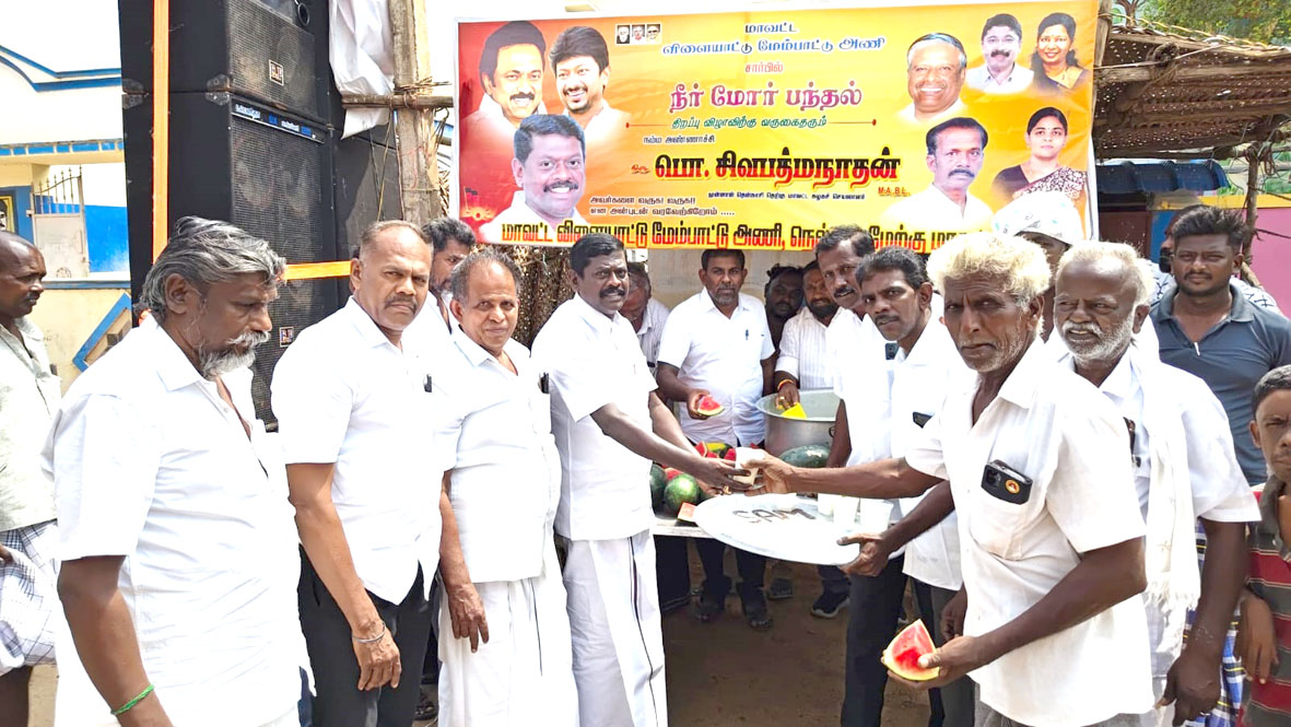 ரெட்டியார்பட்டியில் நீர் மோர் பந்தல்