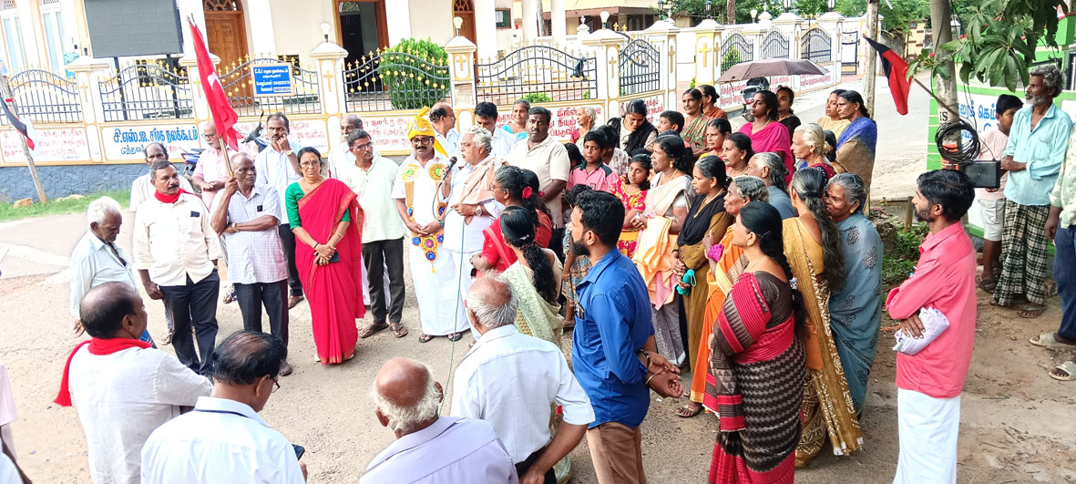 பத்மநாபபுரம் தொகுதி முத்தலகுறிச்சியில் ஆர். செல்லசுவாமி எம்.எல்.ஏ.,வுக்கு வரவேற்பு