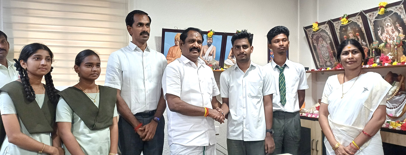 ஸ்ரீ ராமகிருஷ்ணா மெட்ரிக். பள்ளி மாவட்ட அளவில் சிறப்பிடம்