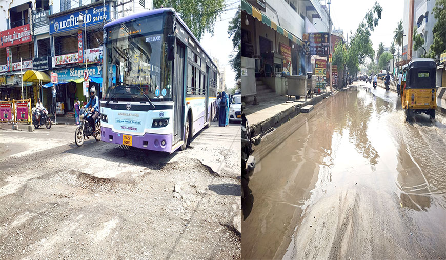 மதுரையில் மழைக்கு தாங்காத சாலைகள் சிதிலமடைந்ததால் வாகன ஓட்டிகள் அவதி; விரைந்து நடவடிக்கை எடுக்க கோரிக்கை