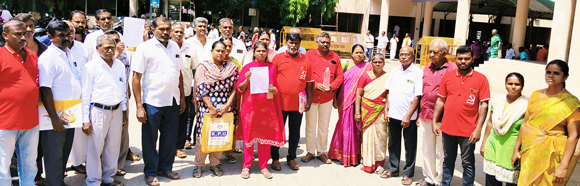 சுற்றுச்சூழலை மாசுபடுத்தும் தனியார் ஆயில் மில் நிரந்தரமாக மூட வலியுறுத்தி ஈரோடு ஆட்சியரிடம் சிபிஎம் மனு!