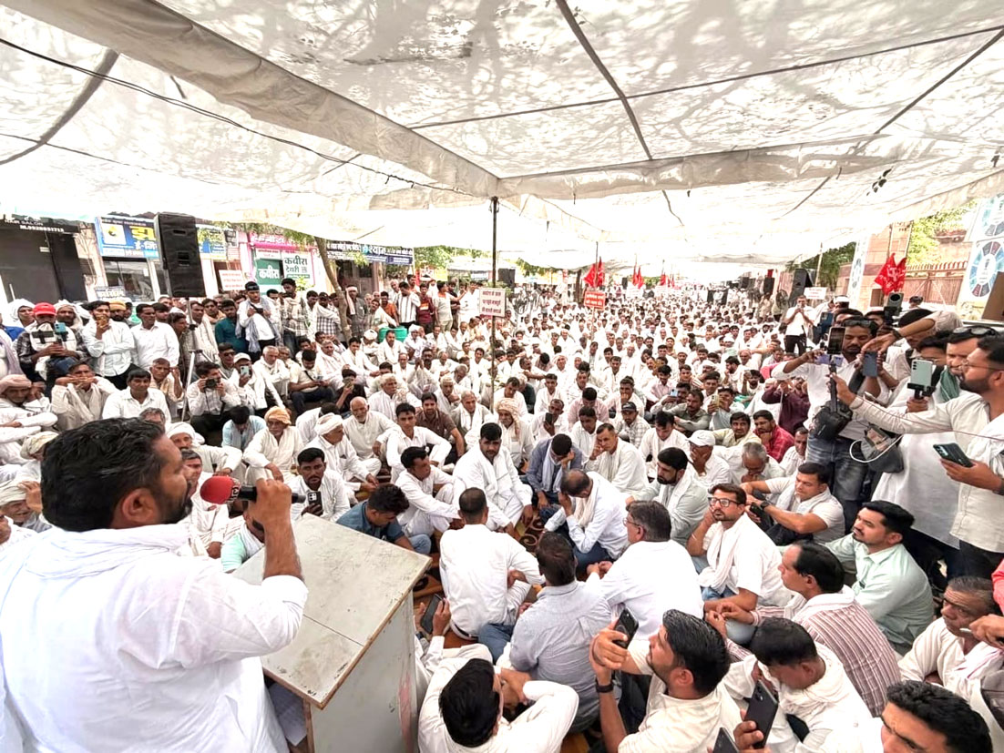 ராஜஸ்தானில் சிபிஎம் மாபெரும் போராட்டம்