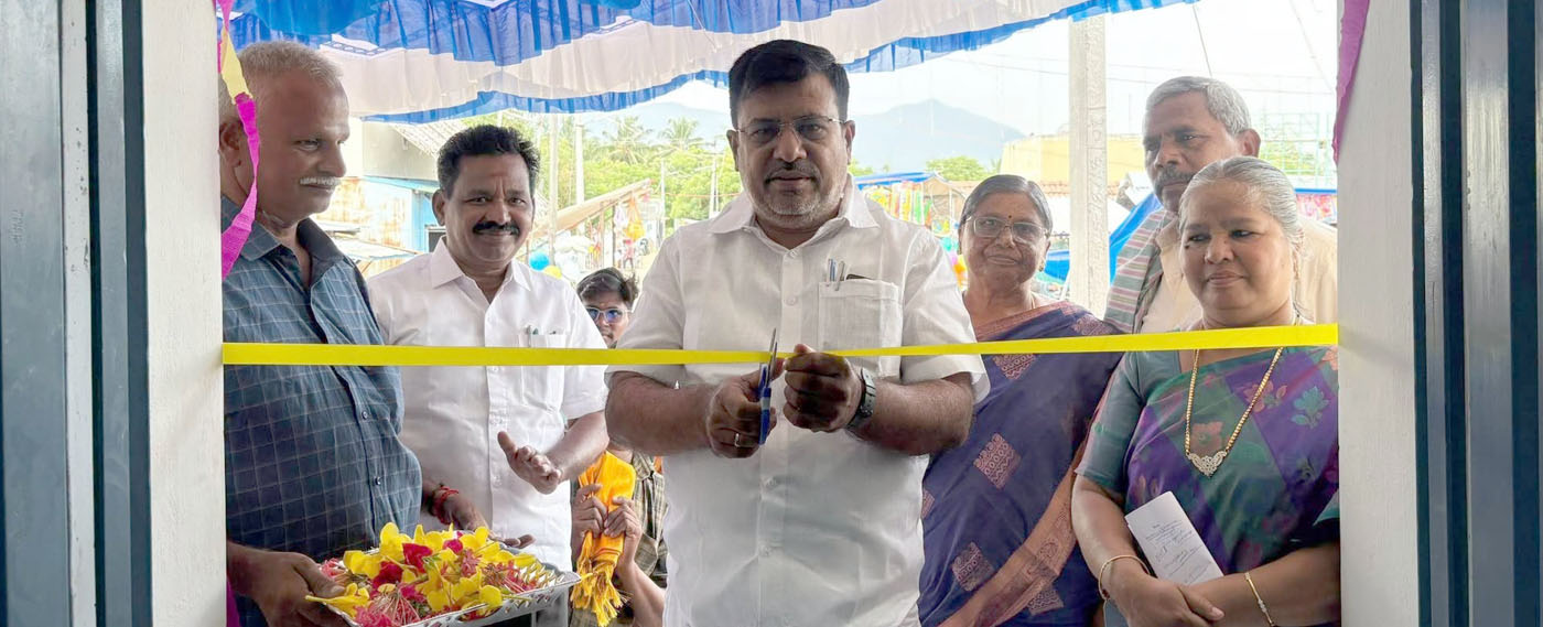 ஆவின் கூட்டுறவு சங்கக் கட்டடம் திறப்பு