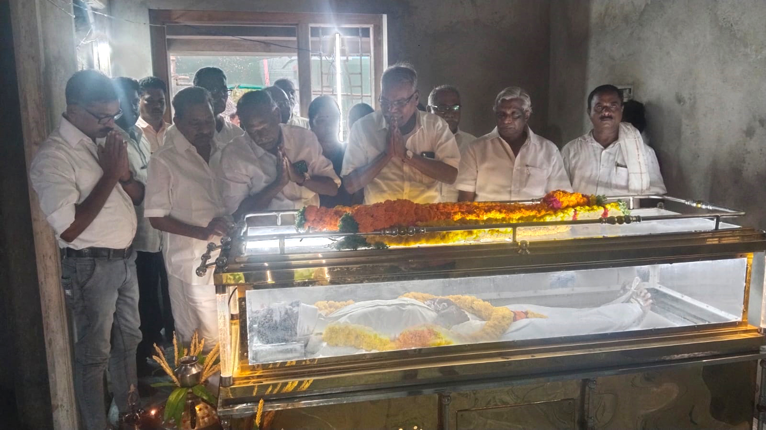 தோழர் வி.வி. ராஜாவின் தந்தை மறைவு