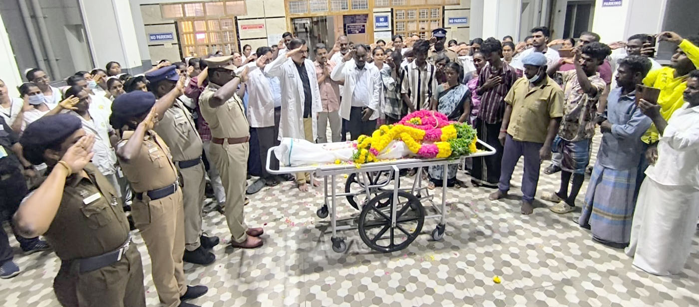 விபத்தில் மூளைச்சாவு அடைந்தவரின் உடல் உறுப்புகள் தானம்