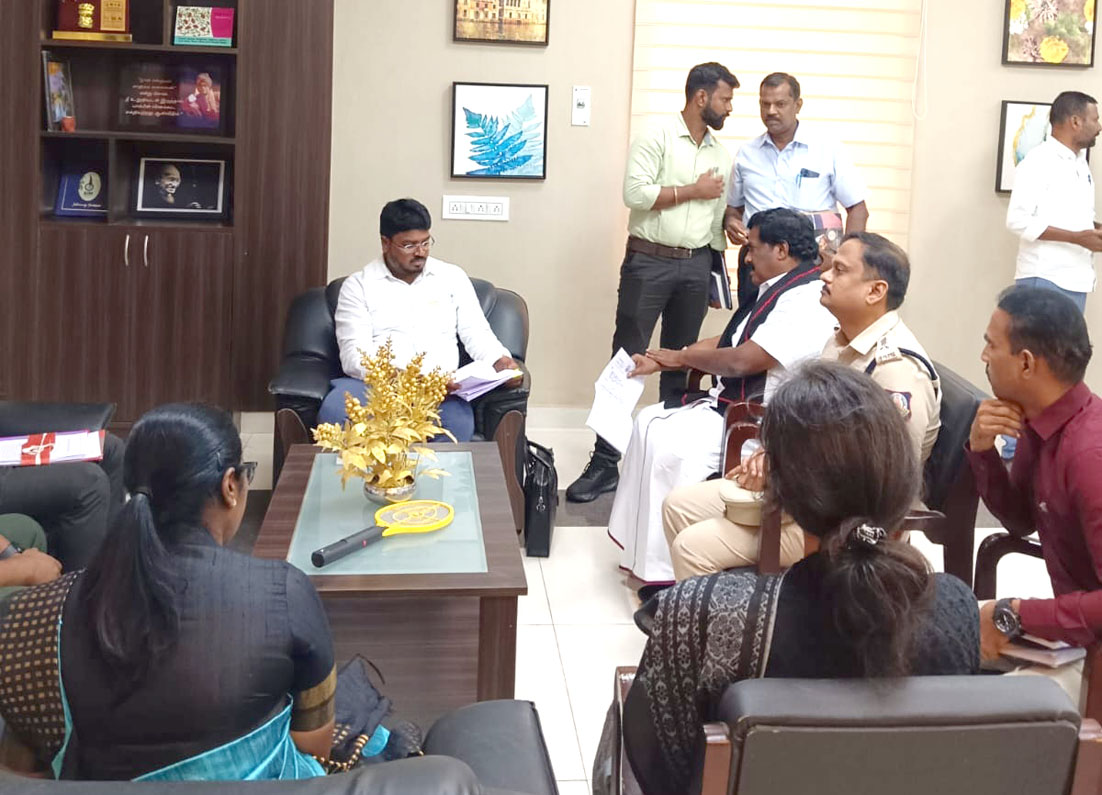 தாமிரபரணி கூட்டுக் குடிநீர் திட்டத்தை விரைந்து முடிக்க வேண்டும்! அமைச்சரிடம் இராசேந்திரன் எம்எல்ஏ மனு