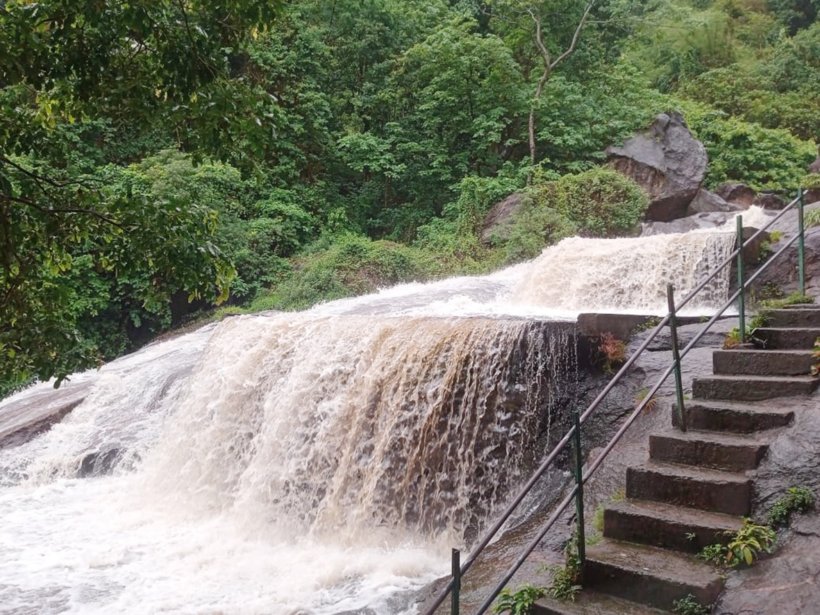 மேற்குத் தொடர்ச்சி மலையில் கனமழை: கோவை குற்றாலம் அருவி தற்காலிகமாக மூடல்