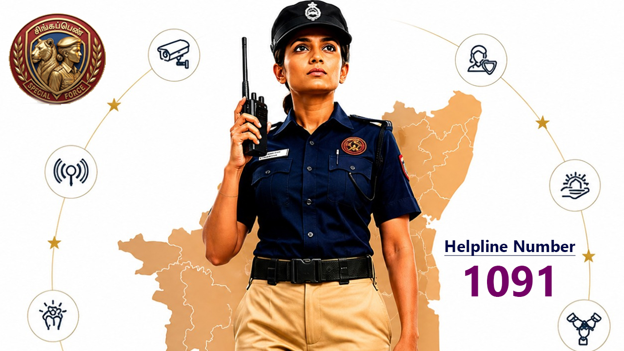 'சிங்கப்பெண்' சிறப்புப் படைக்கான பிரத்யேக தொலைபேசி எண் அறிவிப்பு!