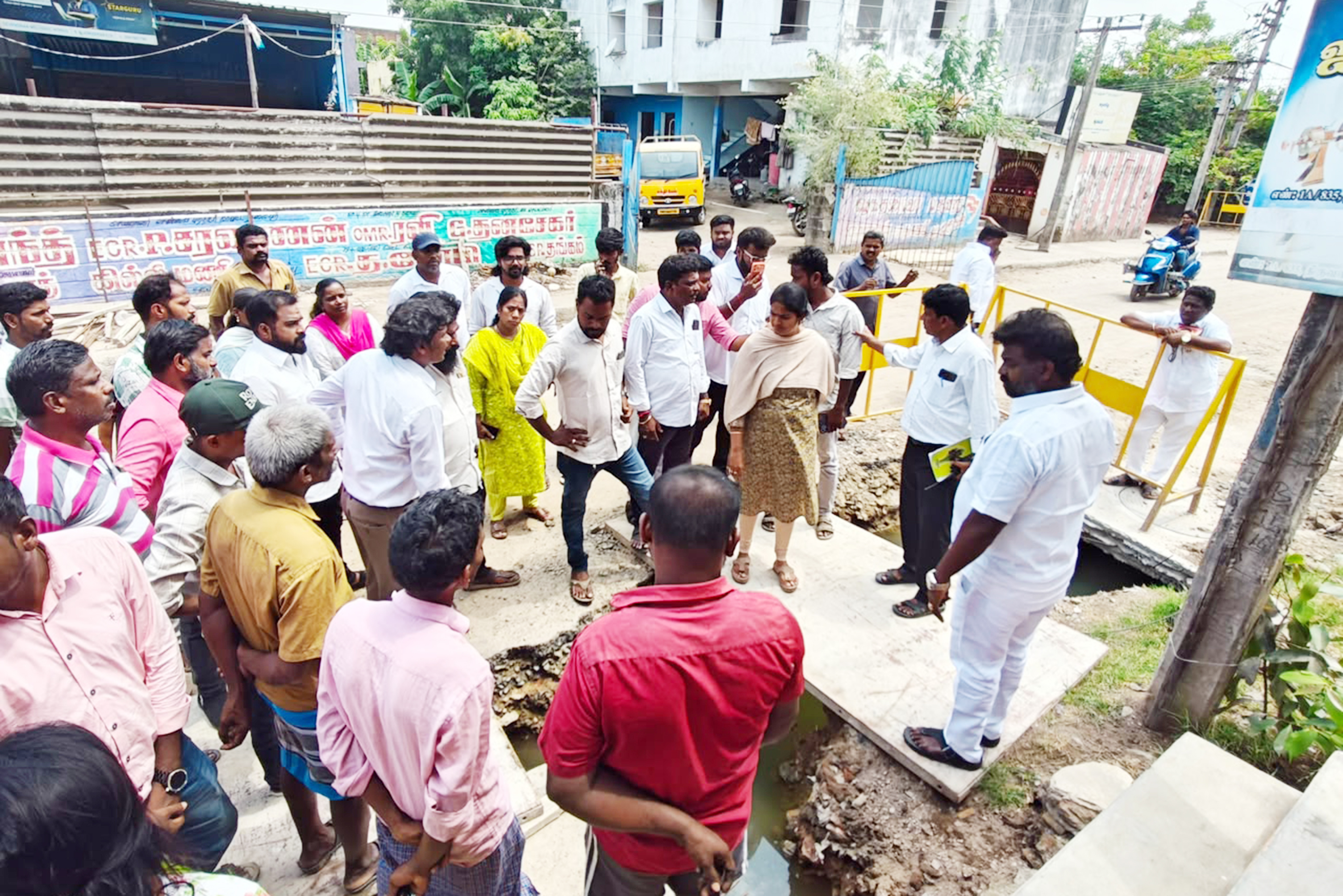 பெத்தேல் நகரில் குடிநீர் குழாய் சீரமைப்பு