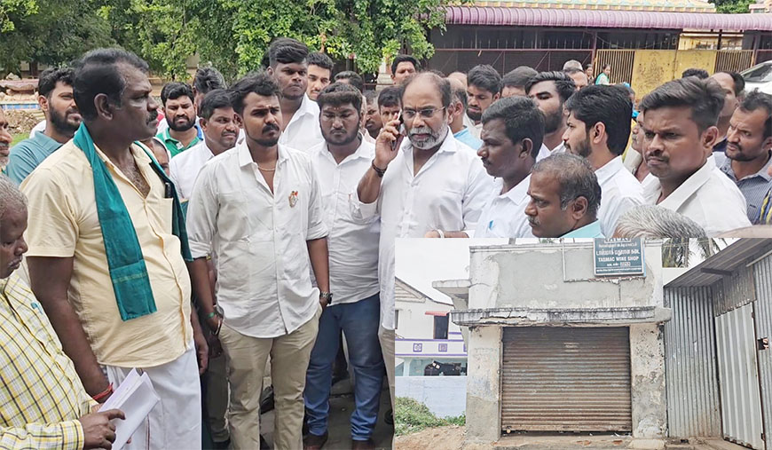 மதுக்கடையை மூட வலியுறுத்தி முற்றுகை உடனடியாக கடையை மூடிய எம்எல்ஏ