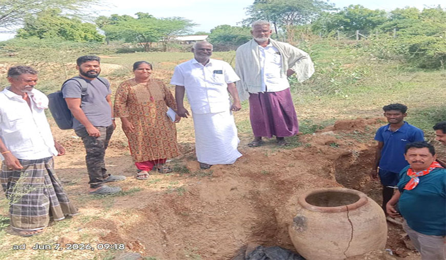 2,000 ஆண்டு பழமையான முதுமக்கள் தாழி கண்டுபிடிப்பு