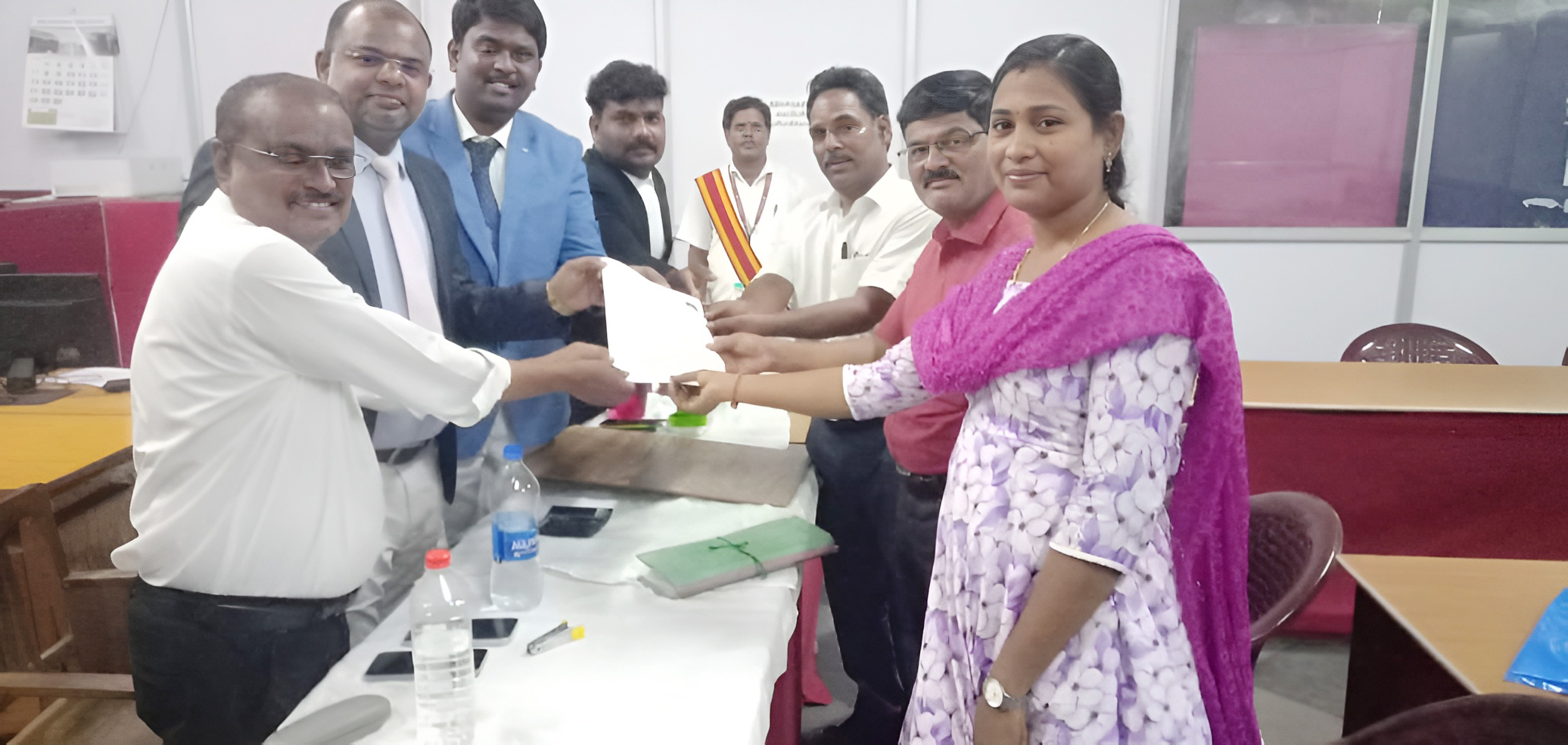 விபத்து வழக்கில் மக்கள் நீதிமன்றத்தில் சுமூக தீர்வு
