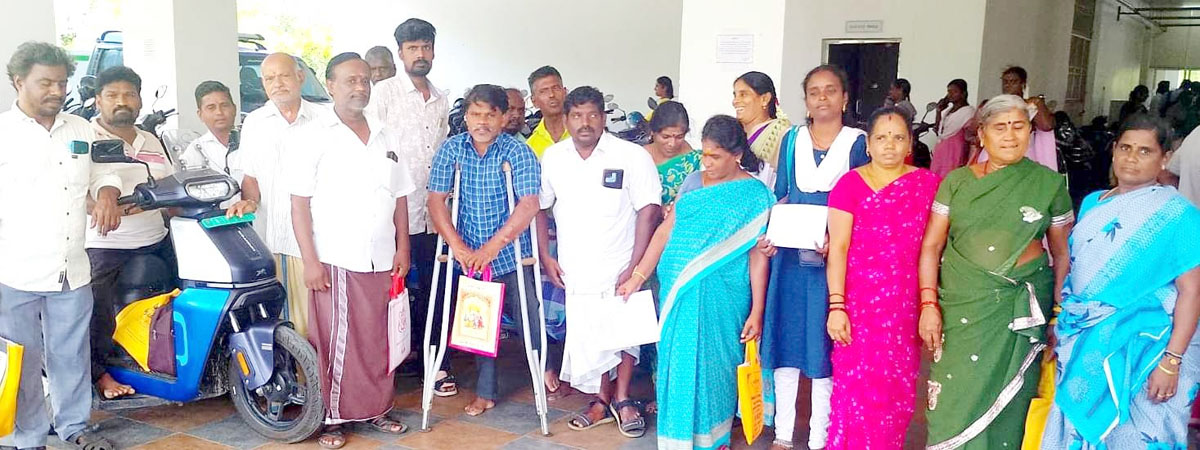 நிலத்தை அளந்து வீடுகள் கட்டித்தர வேண்டும் மாற்றுத் திறனாளிகள் சங்கம் வலியுறுத்தல்