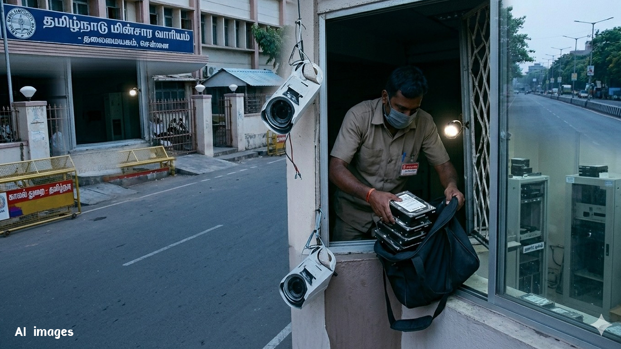 மின்வாரிய தலைமையகத்தில் ஹார்ட் டிஸ்க் திருட்டு: சிஐடியு பேரதிர்ச்சி!